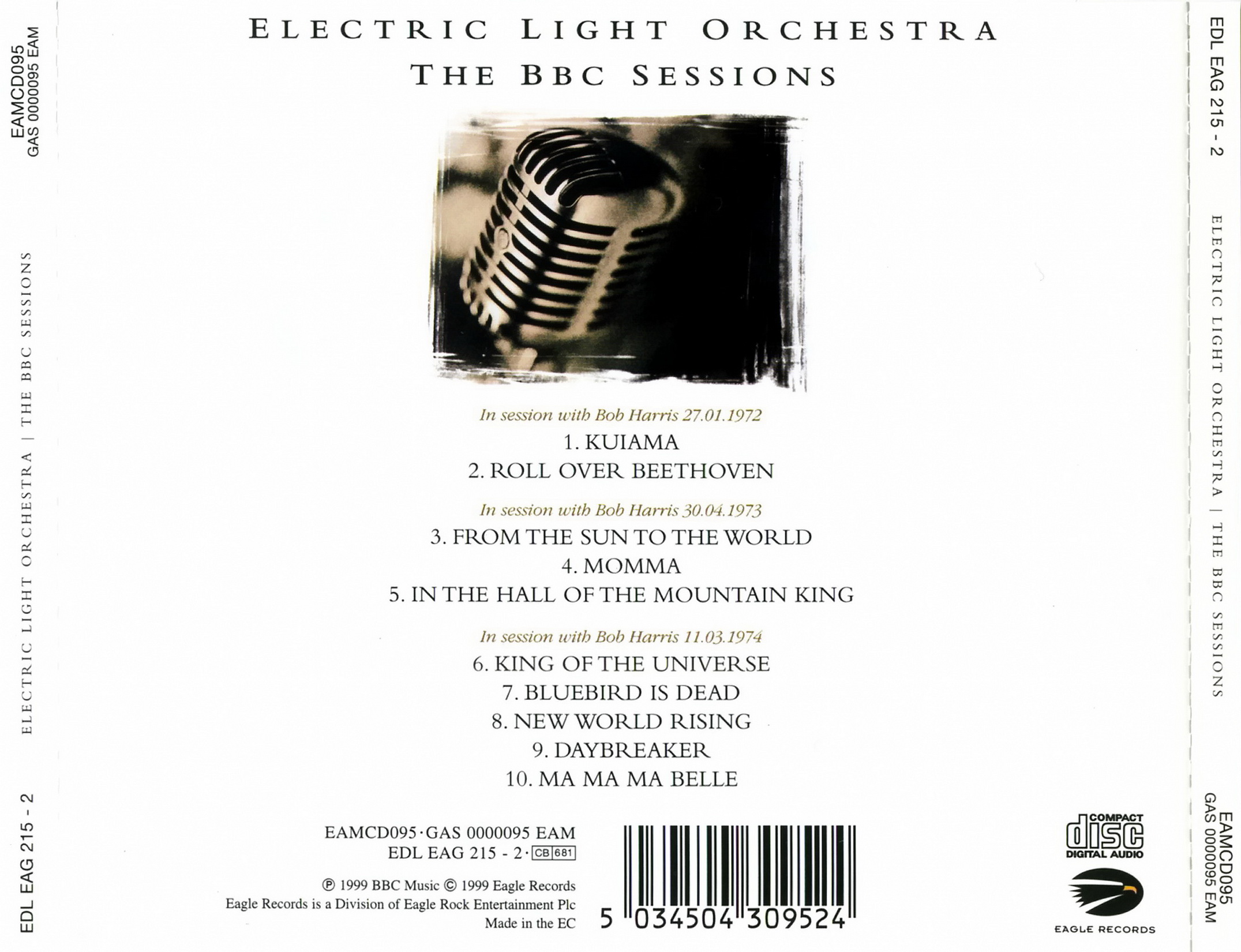 Electric Light Orchestra  The BBC Sessions : Back